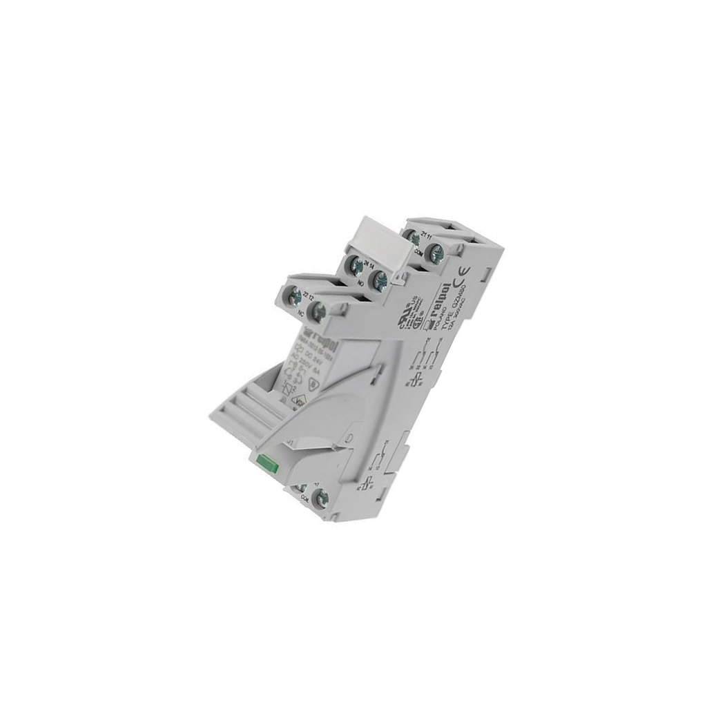 RELPOL Relay: interface; Ucoil: 24VDC; DPDT