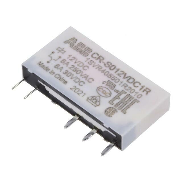 ABB Relay: miniature; Ucoil: 12VDC; SPDT
