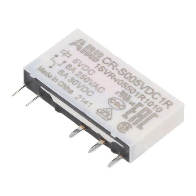 ABB Relay: miniature; Ucoil: 5VDC; SPDT