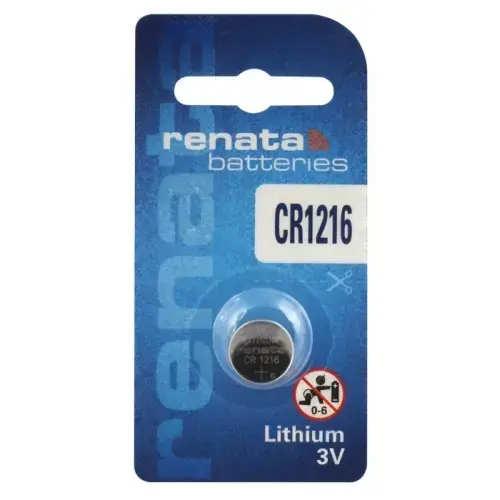 Renata CR1216-1BB Blistera iepakojumā 1gb. |
