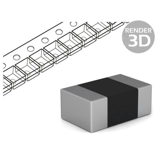 VIKING Resistor: thin film; 68Ω; SMD
