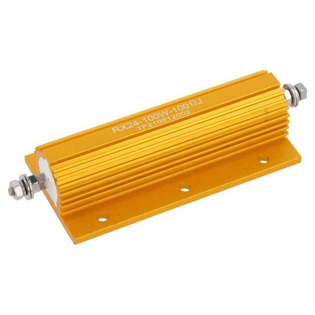 SR PASSIVES Resistor: wire-wound; 100Ω; with