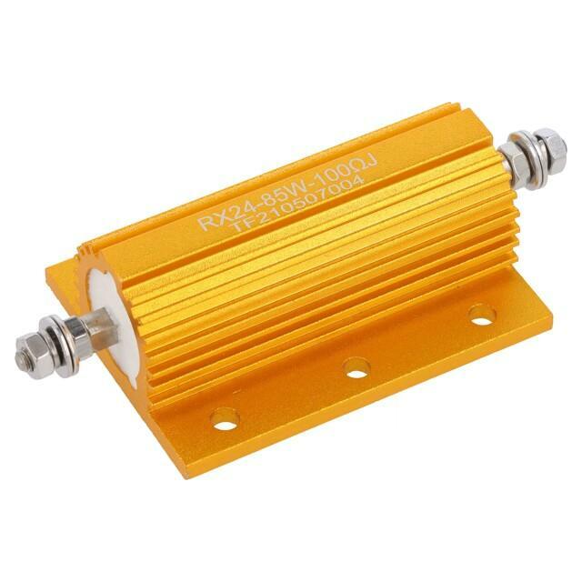 SR PASSIVES Resistor: wire-wound; 100Ω; with