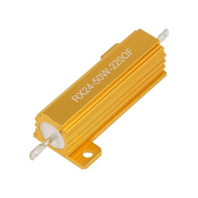 SR PASSIVES Resistor: wire-wound; 220Ω; with