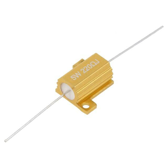 SR PASSIVES Resistor: wire-wound; 220Ω; with