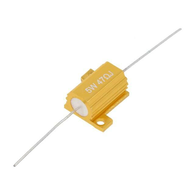 SR PASSIVES Resistor: wire-wound; 47Ω; with