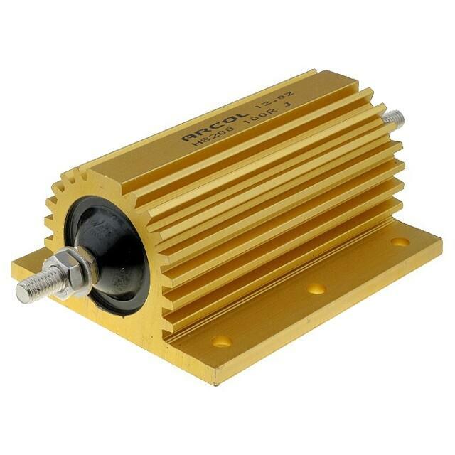 ARCOL/OHMITE Resistor: wire-wound; 500Ω; screw; 200W