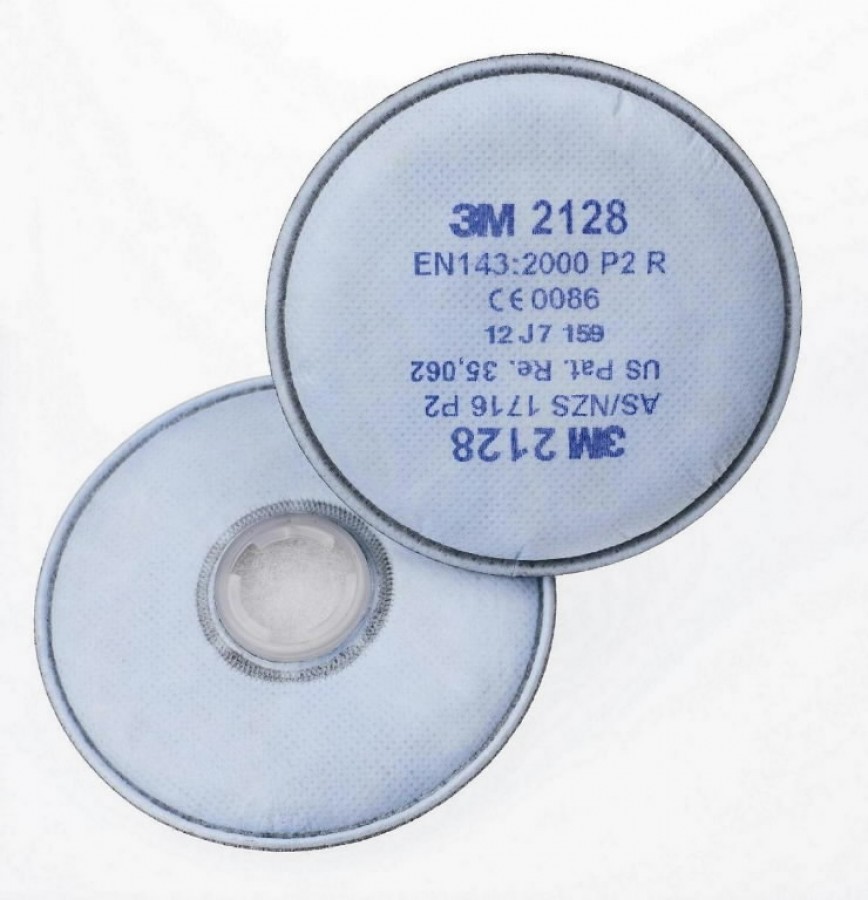 Respiratora filtrs P2 2128, 3M |