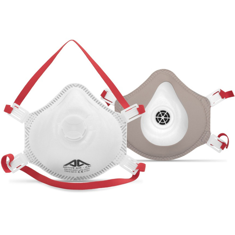 ACTIVE GEAR Respirātors ar vārstu, Active