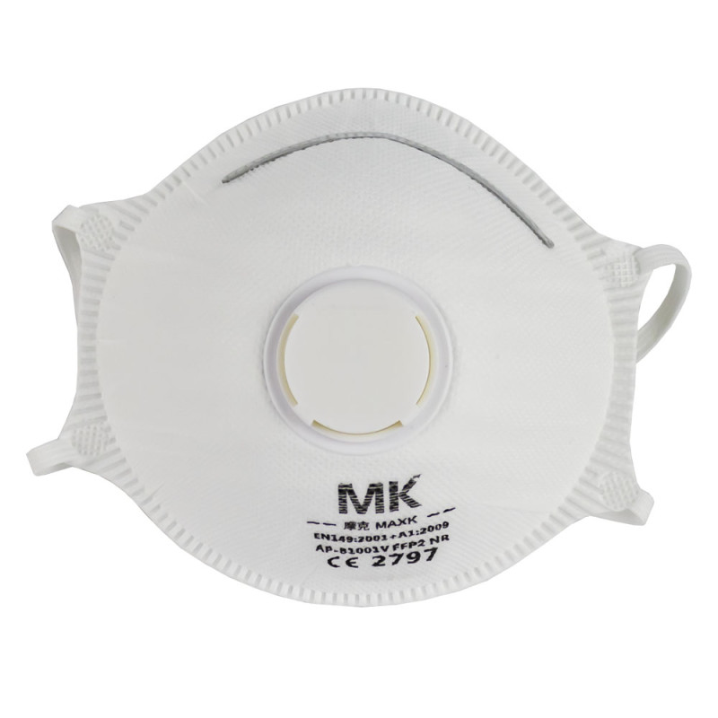 JBM Respirators ar vārstu / FFP2