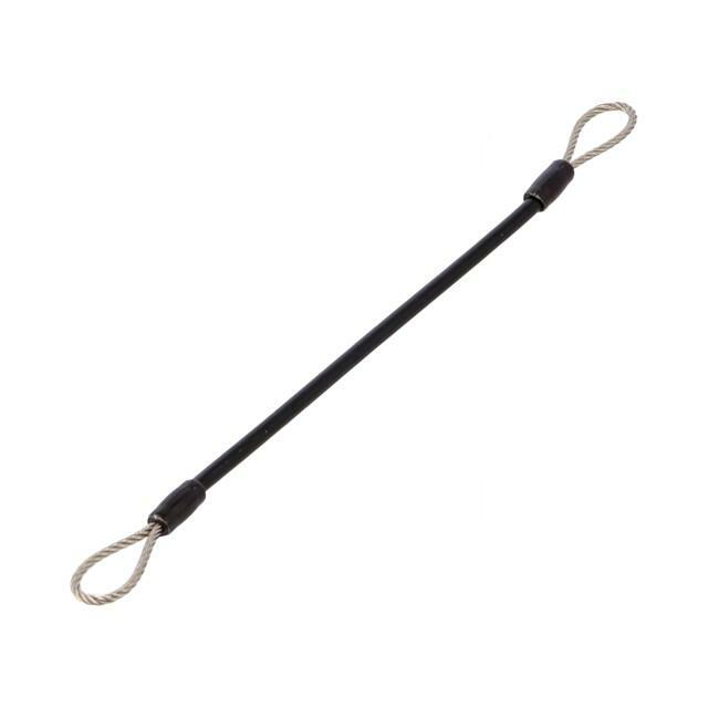 ELESA+GANTER Retaining cable; with 2 loops