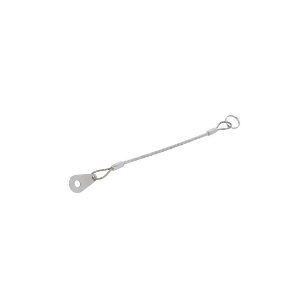 ELESA+GANTER Retaining cable; with mounting tab