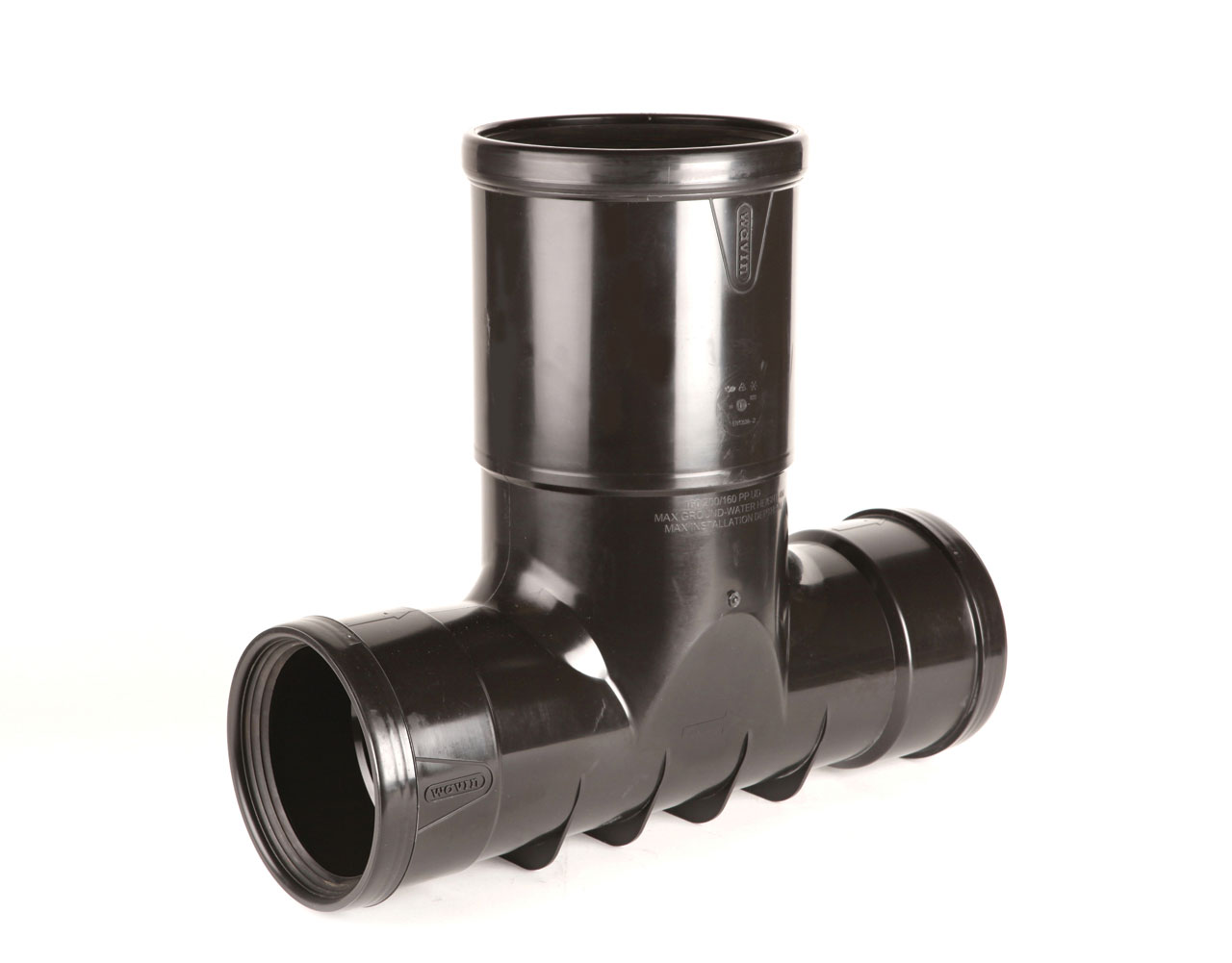 Wavin Revīzijas skatakas pamatne 200/160 PVC
