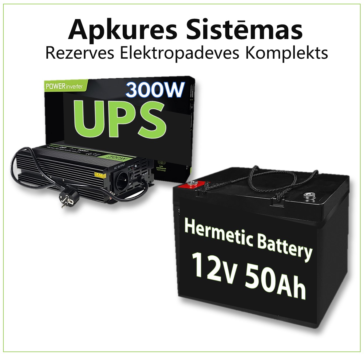 ELECTROBASE ® Rezerves Elektropadeves Komplekts Apkures