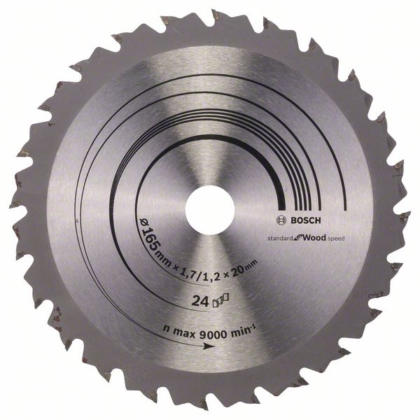 Ripzāģa disks 165x20/16mm Speedline Wood Z24