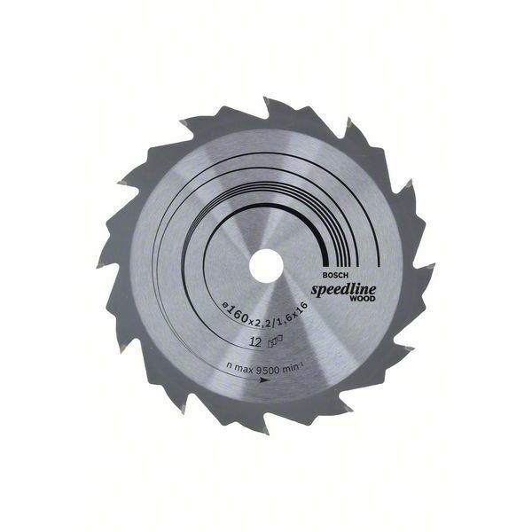 Ripzāģa disks 160x16mm Speedline Wood Bosch