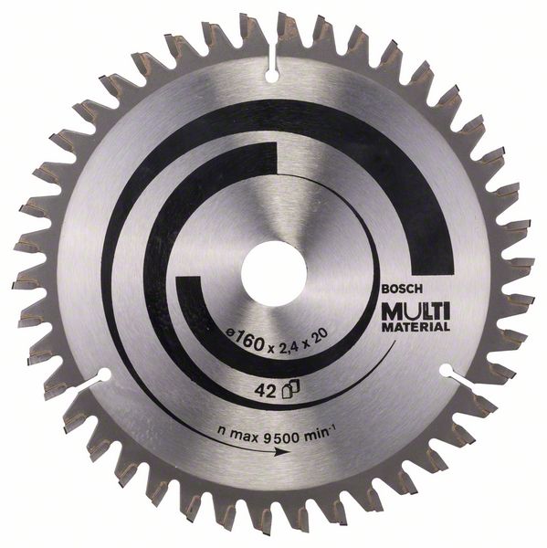 Ripzāģa disks 160x20/16mm Multi material Bosch