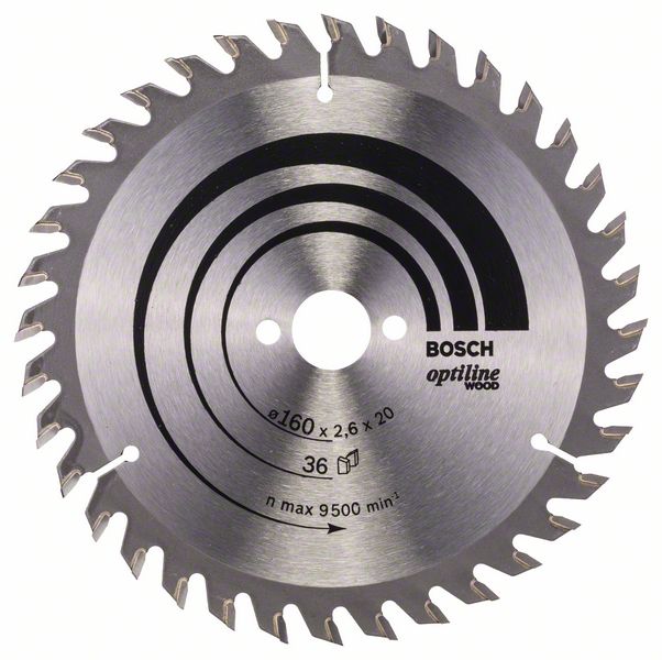 Bosch Powertools Ripzāģa disks 160x20/16mm Optiline