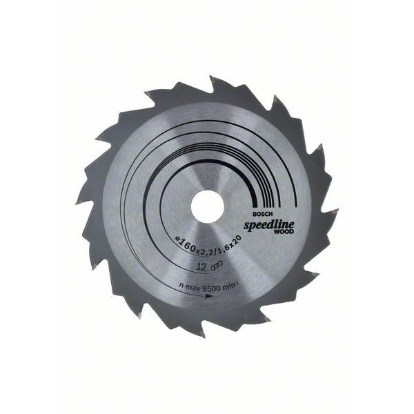 Ripzāģa disks 160x20mm Speedline Wood Bosch