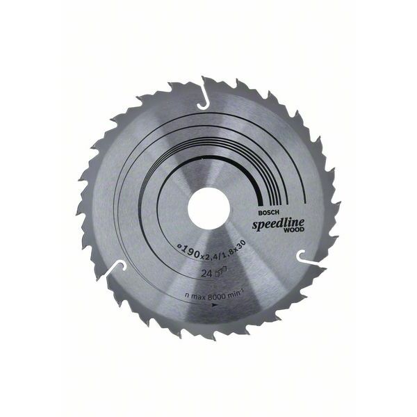 Ripzāģa disks 190x30mm Speedline Wood Bosch