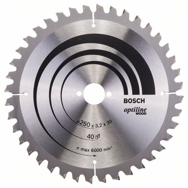 Ripzāģa disks 250x30 mm Optiline Wood