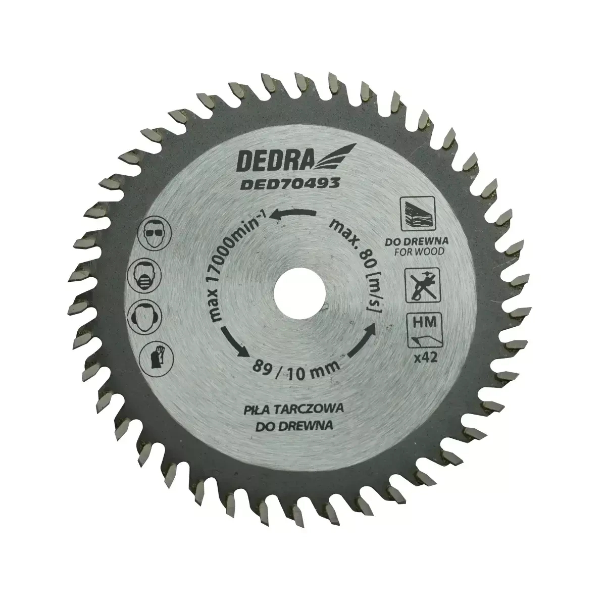 DEDRA-EXIM Ripzagis 89x10x1,1x1,8x42T paredzets