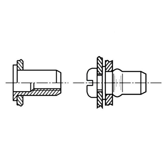 BOSSARD Rivet nut; M4; aluminium; BN