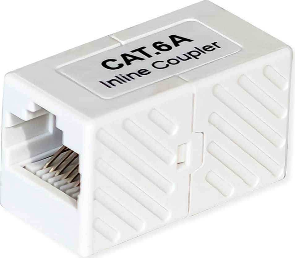 RJ-45 Mini Coupler, Cat.6A, unshielded