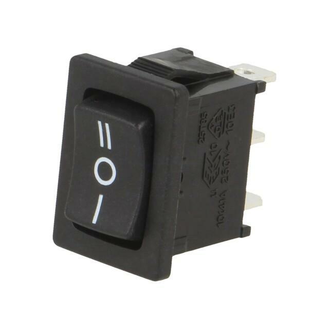 SWITCH COMPONENTS ROCKER; SP3T; Pos: 3