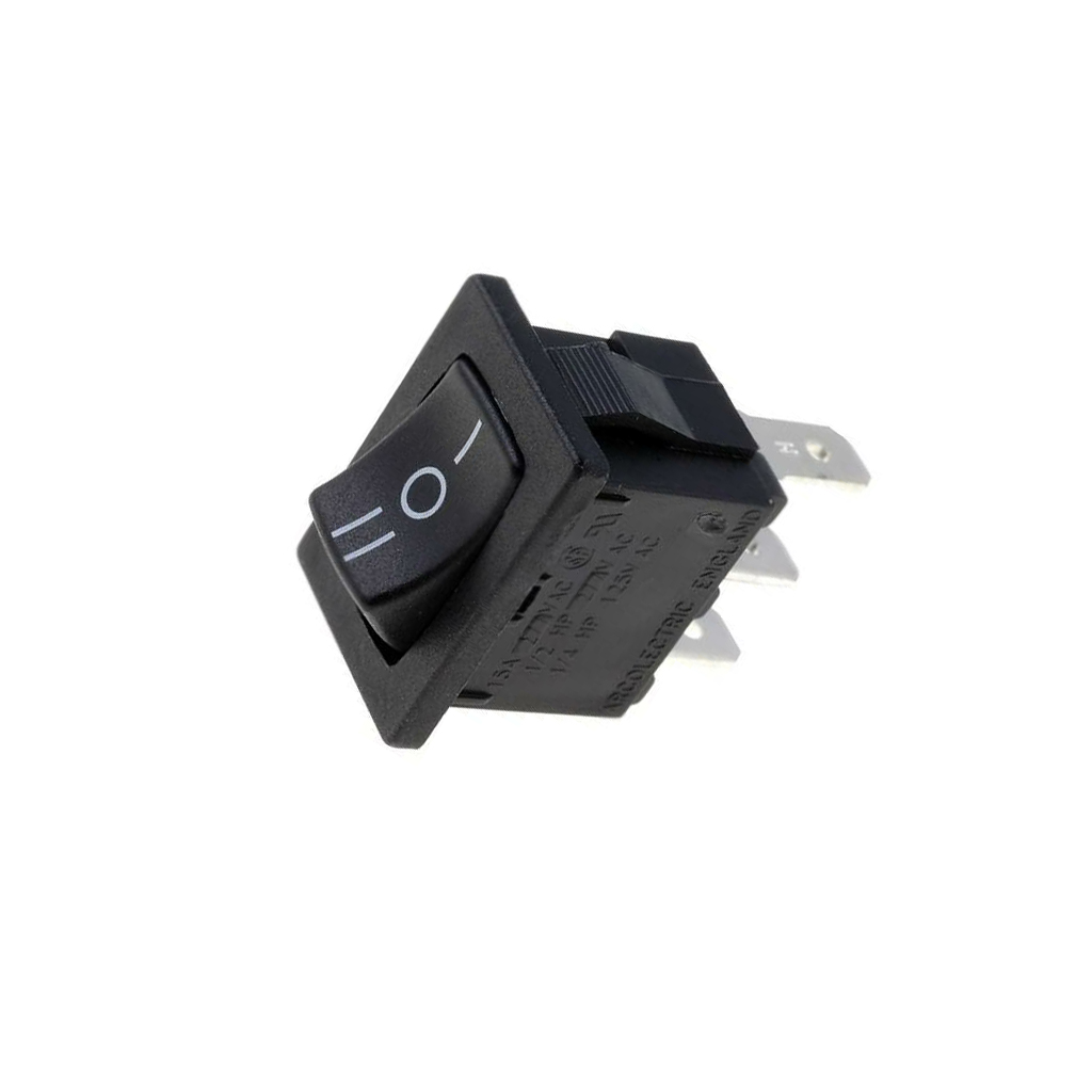 BULGIN ROCKER; SP3T; Pos: 3; ON-OFF-ON