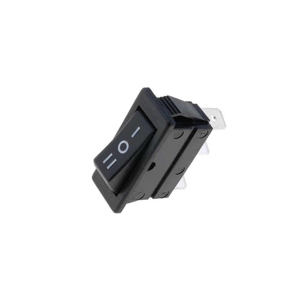BULGIN ROCKER; SP3T; Pos: 3; ON-OFF-ON