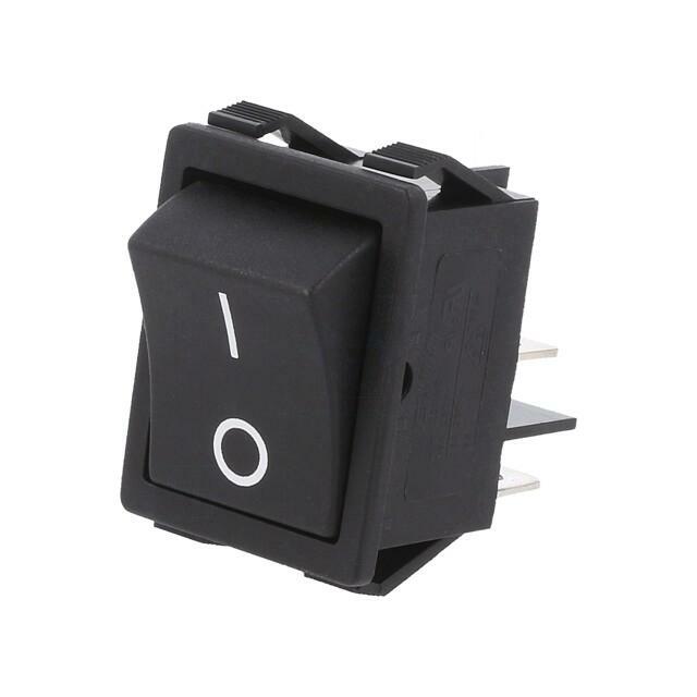 E-SWITCH ROCKER; SPST-NO x2; Pos: 2