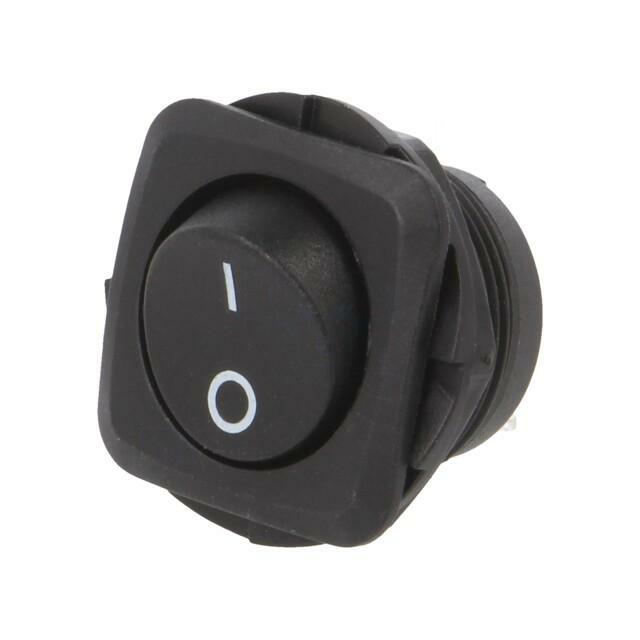SWITCH COMPONENTS ROCKER; SPST; Pos: 2