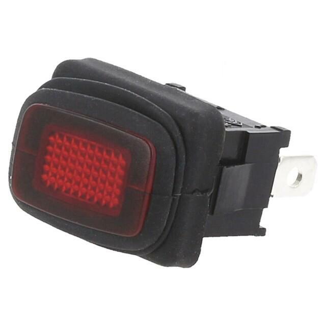 SWITCH COMPONENTS ROCKER; SPST; Pos: 2