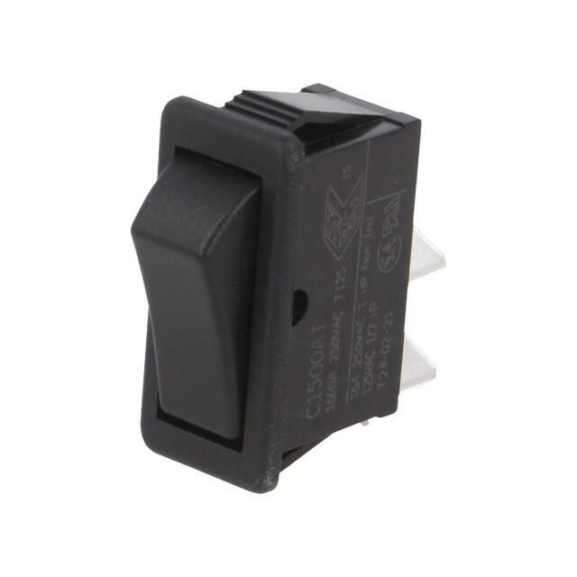 BULGIN ROCKER; SPST; Pos: 2; ON-OFF