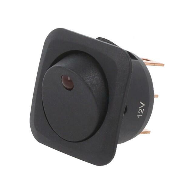 SWITCH COMPONENTS ROCKER; SPST; Pos: 2