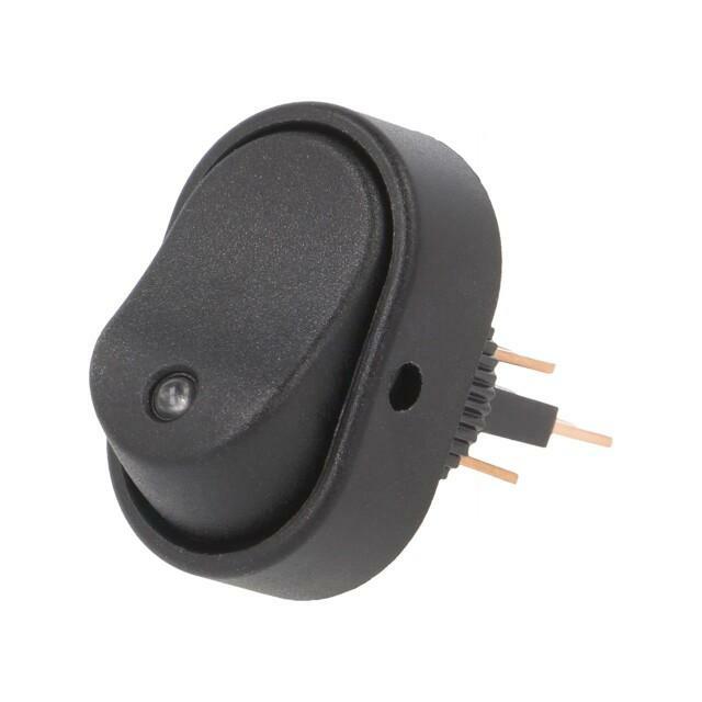 SWITCH COMPONENTS ROCKER; SPST; Pos: 2
