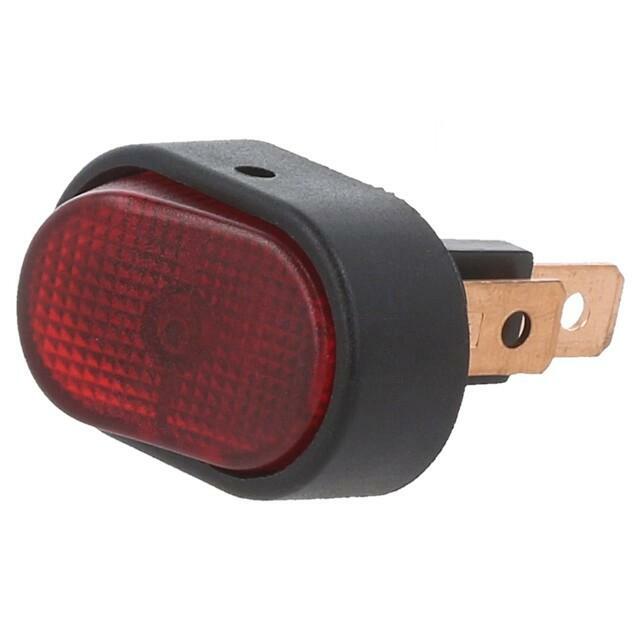 SWITCH COMPONENTS ROCKER; SPST; Pos: 2