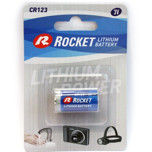 Rocket CR123 Blistera iepakojumā 1gb. |