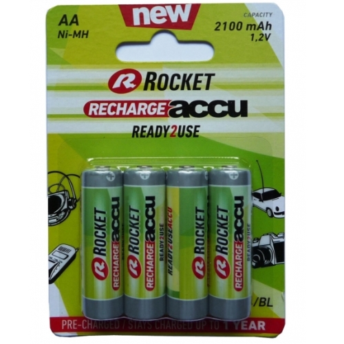 Rocket Precharged HR6 2100MAH ALWAYS READY