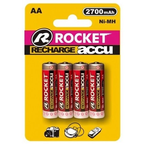 Rocket rechargeable HR6 2700mAh Blistera iepakojumā