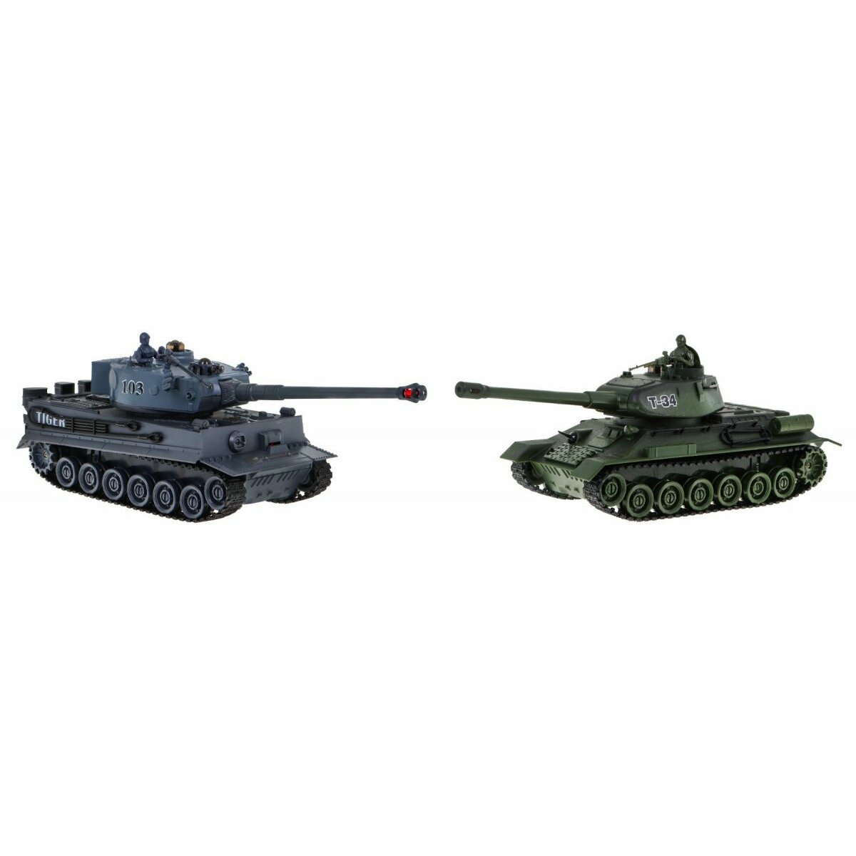 RoGer R/C T-34 Battle Rotaļu Tanki