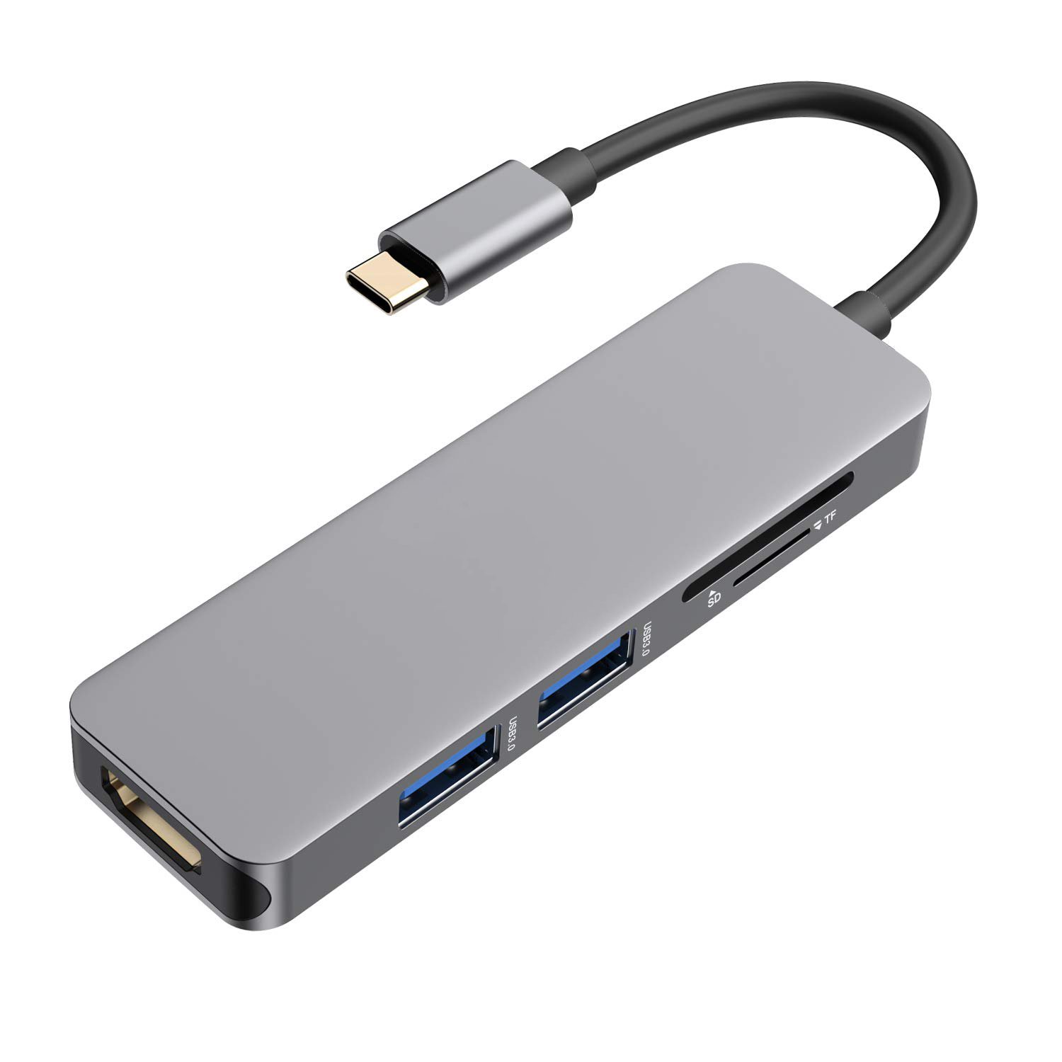 RoGer USB-C Hub 5in1 ar USB