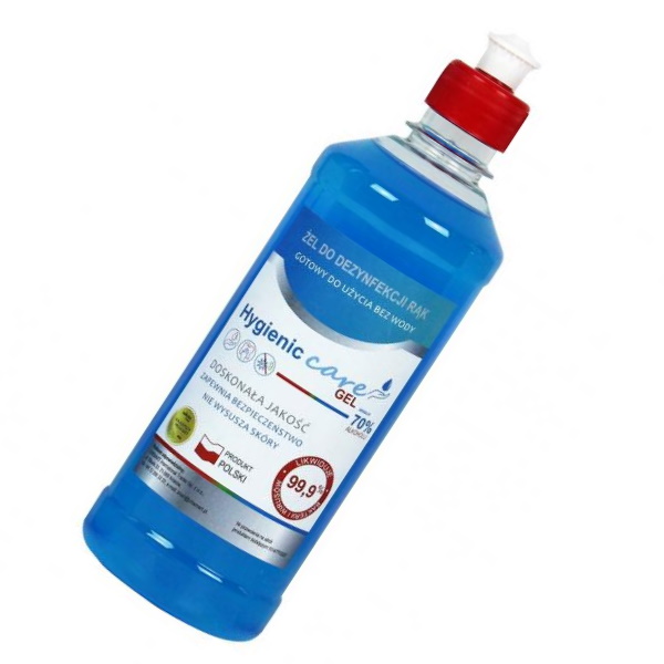 Roku dezinfekcijas līdzeklis gels Hygienic Care