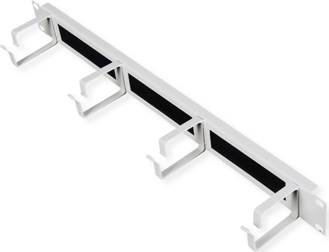 Roline 19-inch patch panel 1U grey