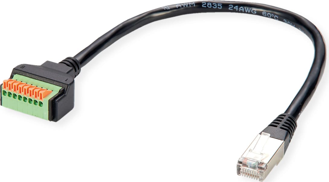 Roline Cable Adapter, RJ45 Plug to