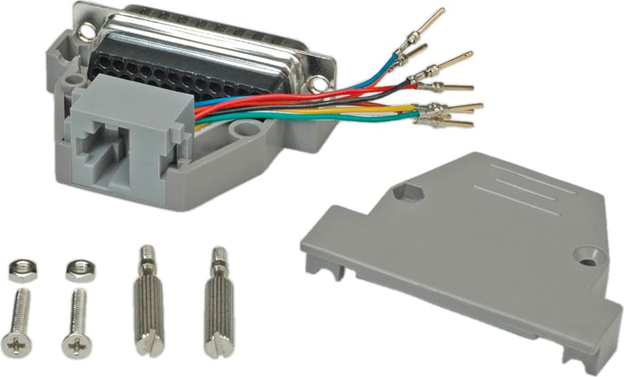 Roline DB25 plug - RJ-45 socket