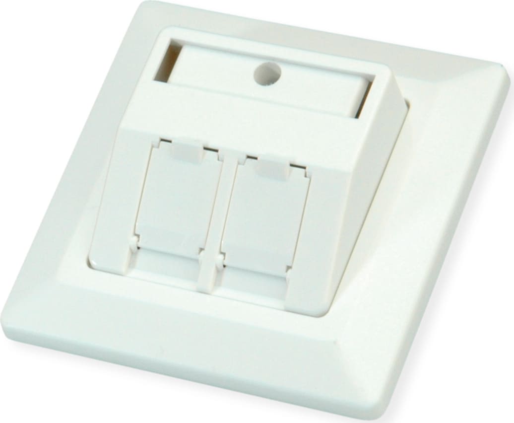 Roline Desktop Type 2-Port Face Plate