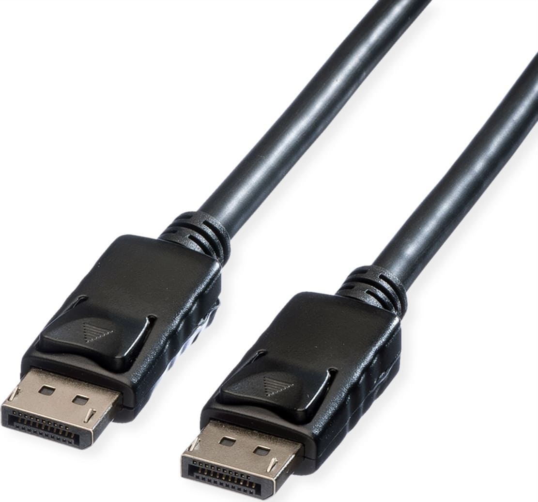 Roline DisplayPort Cable, DP-DP, M/M, black