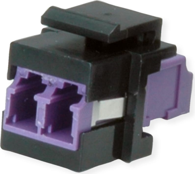 ROLINE Fiber Optic Keystone Jack, LC/LC